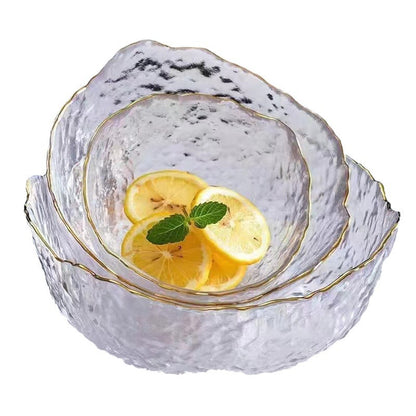 Ziboola Elegant Glass Bowl Set, Durable and Versatile Dishware for Serving Salads, Snacks, and Desserts, Perfect for Every Occasion