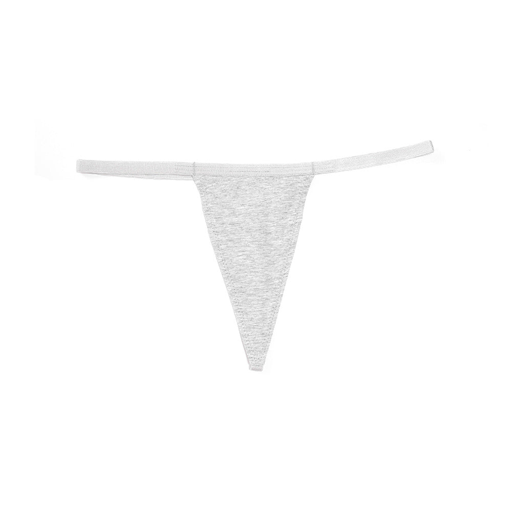 Ziboola Women's 100% Cotton Thong Underwear – Lightweight, Breathable, and Comfortable Everyday Panties 3 Pack